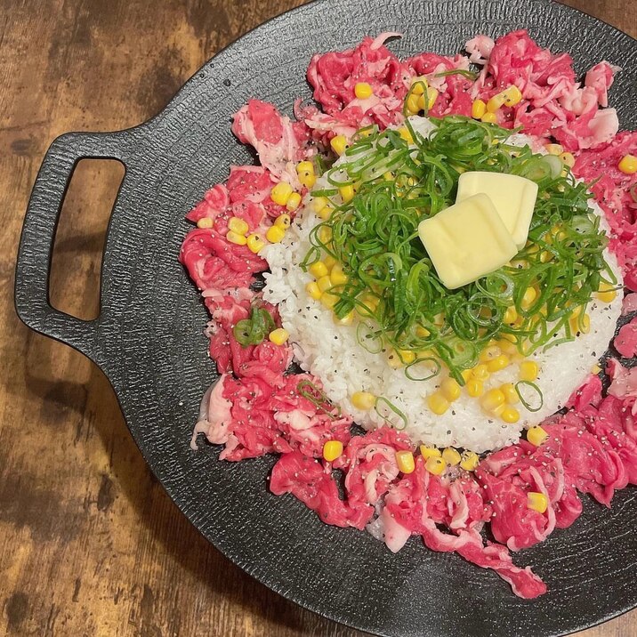 ワンパンで簡単!ビーフペッパーライス